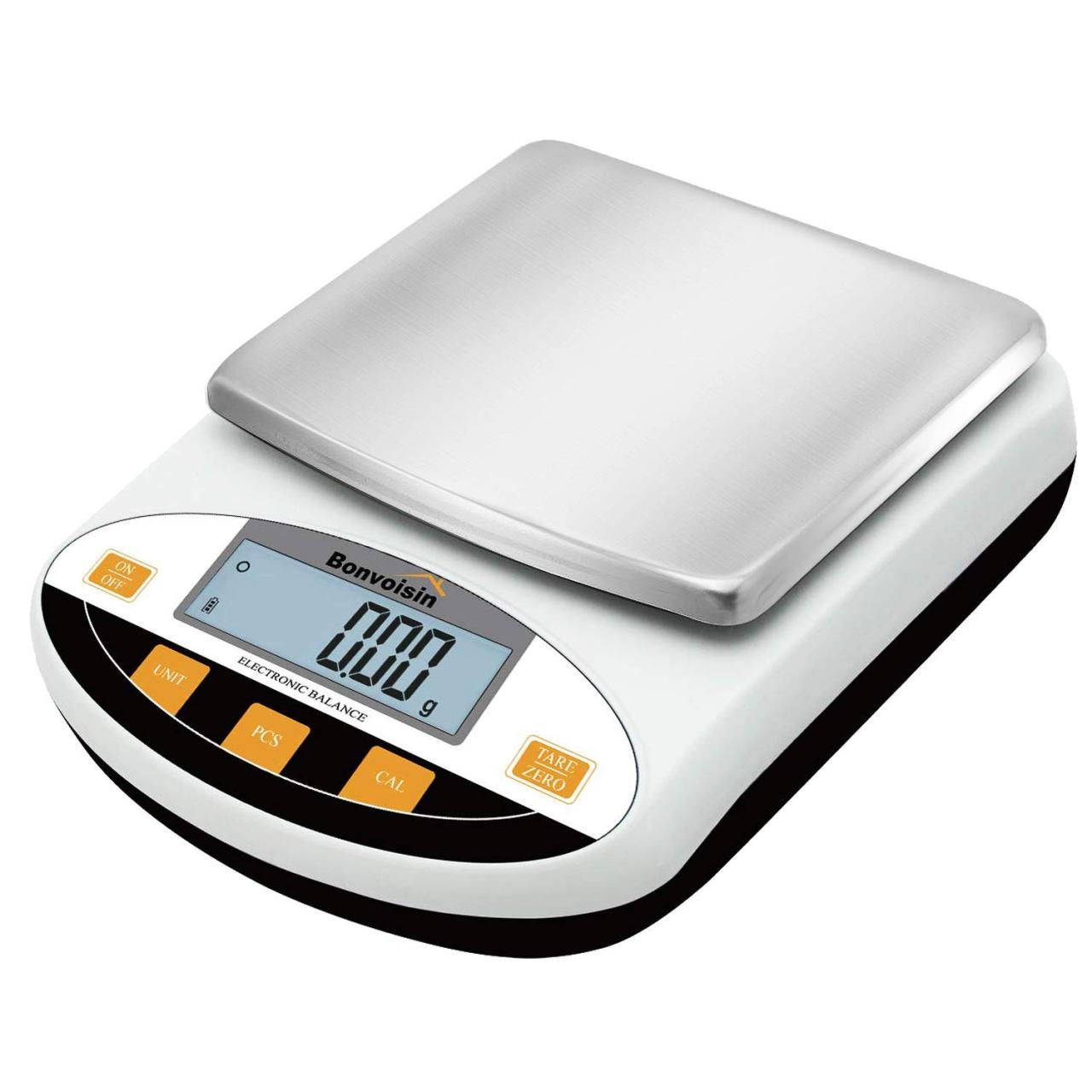Bonvoisin Upgraded Lab Scale 0.01g Digital Precision Analytical Balance ...