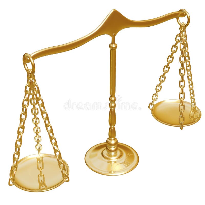 Balance stock illustration. Illustration of isolated, metallic - 3235847